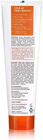 Himalaya Whitening Antiplaque Toothpaste with Turmeric + Coconut Oil for Brighter Teeth, 4 oz